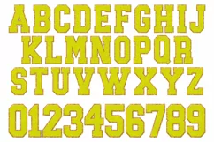 Chenille Sublimation PNG | Alphabet | Sublimation Designs Product Image 2