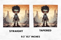 Halloween Tumbler Wrap |Halloween Zombie | Halloween PNG Product Image 2