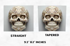 Halloween Tumbler Wrap | Halloween Skull | Halloween PNG Product Image 2