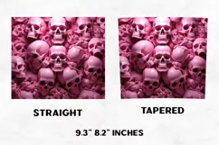 Halloween Tumbler Wrap | Halloween Skull | Halloween PNG Product Image 2
