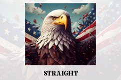 3D Eagle Tumbler Wrap | 3D Patriotic Tumbler Wrap | 3D Product Image 2