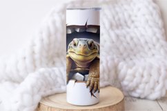 3D Turtle Tumbler Wrap | Skinny Tumbler Wrap Product Image 2