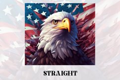3D Eagle Tumbler Wrap | 3D Patriotic Tumbler Wrap | 3D Product Image 2
