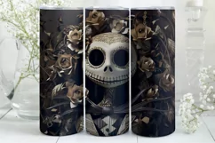Creepy Halloween Tumbler Wrap PNG | Halloween Tumbler Wrap Product Image 3