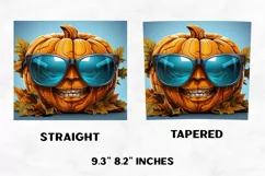 Halloween Tumbler Wrap | Halloween Pumpkin | Halloween PNG Product Image 2