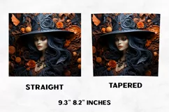 Halloween Tumbler Wrap | Halloween Witch | Halloween PNG Product Image 2