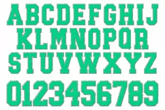 Chenille Sublimation PNG | Alphabet | Sublimation Designs Product Image 2