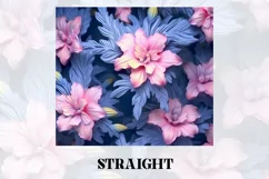 3D Flower Tumbler Wrap | 3D Tumbler wrap | 3d Sublimation Product Image 3