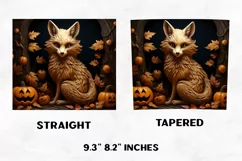 Halloween Tumbler Wrap | Halloween Wolf | Halloween PNG Product Image 2
