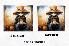 Halloween Tumbler Wrap | Halloween Scare Crew| Halloween PNG Product Image 2