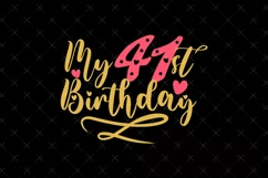 41st Birthday SVG | My 41st Birthday SVG | Birthday Product Image 2