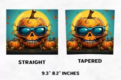 Halloween Tumbler Wrap | Halloween Pumpkin | Halloween PNG Product Image 2