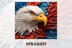 3D Eagle Tumbler Wrap | 3D Patriotic Tumbler | 3D Product Image 2