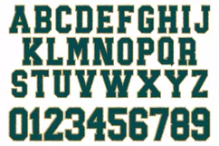 Chenille Sublimation PNG | Alphabet | Sublimation Designs Product Image 2