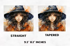 Halloween Tumbler Wrap | Halloween Witch | Halloween PNG Product Image 2