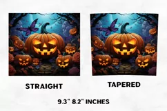 Halloween Tumbler Wrap | Halloween Pumpkin | Halloween PNG Product Image 2