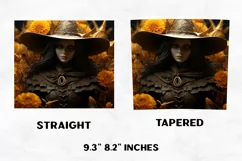 Halloween Tumbler Wrap | Halloween Witch | Halloween PNG Product Image 2