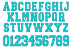 Chenille Sublimation PNG | Alphabet | Sublimation Designs Product Image 2