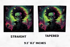 Halloween Tumbler Wrap | Halloween Skull | Halloween Product Image 2
