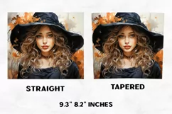 Halloween Tumbler Wrap | Halloween Witch | Halloween PNG Product Image 2