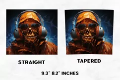 Halloween Tumbler Wrap | Halloween Zombies | Halloween PNG Product Image 2