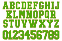 Chenille Sublimation PNG | Alphabet | Sublimation Designs Product Image 2
