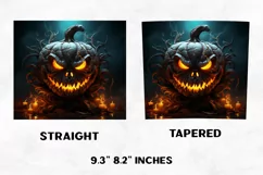 Halloween Tumbler Wrap | Halloween Pumpkin | Halloween PNG Product Image 2