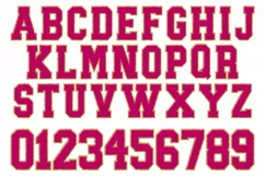Chenille Sublimation PNG | Alphabet | Sublimation Designs Product Image 2