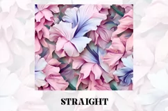 3D Flower Tumbler Wrap | 3D Tumbler wrap | 3d Sublimation Product Image 3
