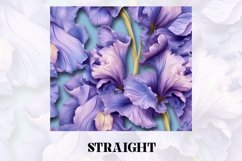 3D Flower Tumbler Wrap | 3D Tumbler wrap | 3d Sublimation Product Image 2