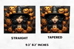 Halloween Tumbler Wrap | Halloween Witch | Halloween Product Image 2