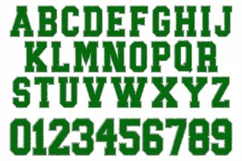 Chenille Sublimation PNG | Alphabet | Sublimation Designs Product Image 2