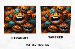 Halloween Tumbler Wrap | Halloween Pumpkin | Halloween PNG Product Image 2