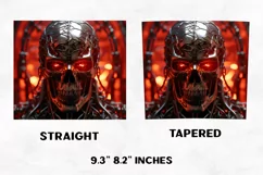 Halloween Tumbler Wrap | Halloween Skull | Halloween PNG Product Image 2