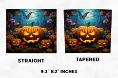 Halloween Tumbler Wrap | Halloween Pumpkin | Halloween PNG Product Image 2