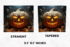 Halloween Tumbler Wrap | Halloween Pumpkin | Halloween PNG Product Image 2