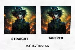 Halloween Tumbler Wrap | Halloween Zombie | Halloween PNG Product Image 2