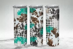 3 Skinny 20oz Tumblers Mockup | Full view wrap mockup Product Image 2