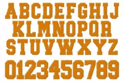 Chenille Sublimation PNG | Alphabet | Sublimation Designs Product Image 2