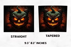 Halloween Tumbler Wrap | Halloween Pumpkin | Halloween PNG Product Image 2