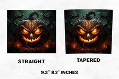Halloween Tumbler Wrap | Halloween Pumpkin | Halloween PNG Product Image 2