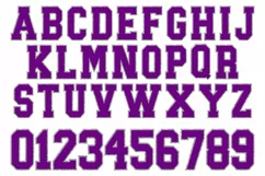 Chenille Sublimation PNG | Alphabet | Sublimation Designs Product Image 2