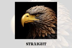 3D Eagle Tumbler Wrap | 3D Tumbler wrap | 3d Sublimation Product Image 2