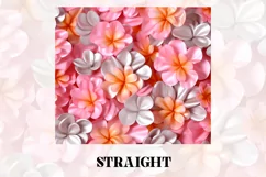 3D Flower Tumbler Wrap | 3D Tumbler wrap | 3d Sublimation Product Image 3