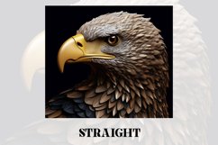 3D Eagle Tumbler Wrap | 3D Tumbler wrap | 3d Sublimation Product Image 2