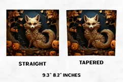 Halloween Tumbler Wrap | Halloween Wolf | Halloween PNG Product Image 2