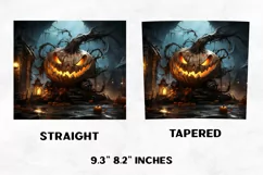 Halloween Tumbler Wrap |Halloween Pumpkin | Halloween PNG Product Image 2
