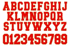 Chenille Sublimation PNG | Alphabet | Sublimation Designs Product Image 2