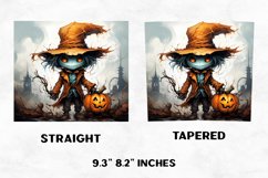 Halloween Tumbler Wrap |Halloween Scare Crew | Halloween PNG Product Image 2