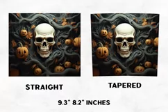 Halloween Tumbler Wrap | Tumbler Sublimation | Halloween Product Image 2